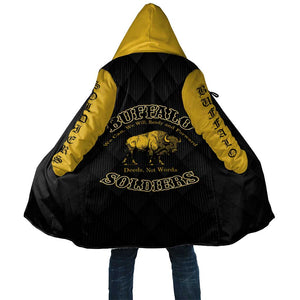 Personalized Buffalo Soldiers Cloak We Can We Will Ready and Forward