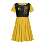 Personalized Buffalo Soldiers Kid Short Sleeve Dress We Can We Will Ready and Forward