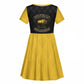 Personalized Buffalo Soldiers Kid Short Sleeve Dress We Can We Will Ready and Forward