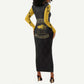 Personalized Buffalo Soldiers Long Sleeve Bodycon Dress We Can We Will Ready and Forward
