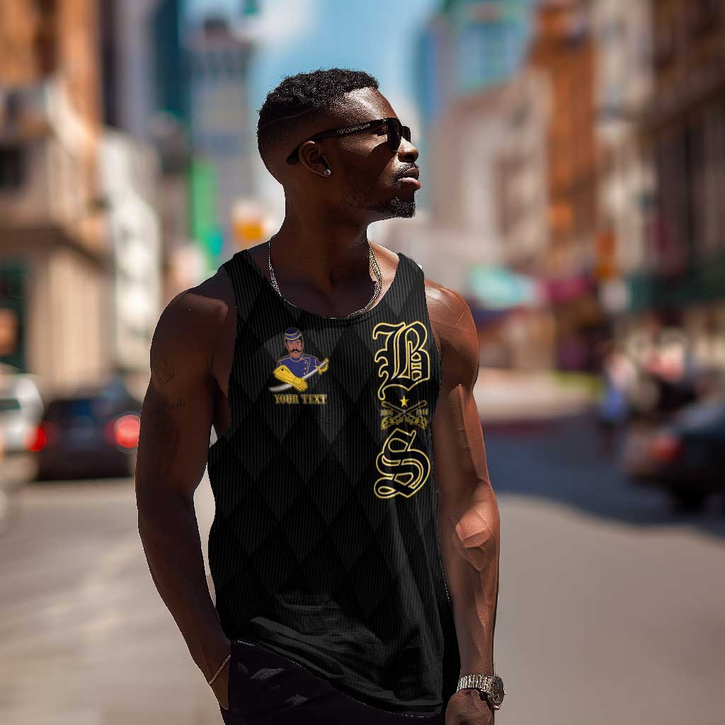 Personalized Buffalo Soldiers Men Tank Top We Can We Will Ready and Forward
