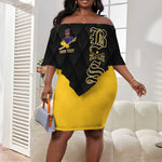 Personalized Buffalo Soldiers Off Shoulder Short Dress We Can We Will Ready and Forward