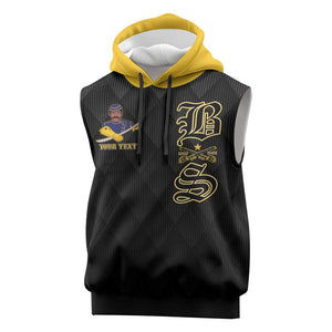 Personalized Buffalo Soldiers Sleeveless Hoodie We Can We Will Ready and Forward