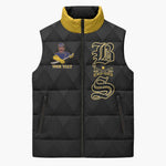 Personalized Buffalo Soldiers Sleeveless Puffer Jacket We Can We Will Ready and Forward