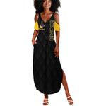 Personalized Buffalo Soldiers Summer Maxi Dress We Can We Will Ready and Forward
