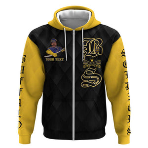 Personalized Buffalo Soldiers Zip Hoodie We Can We Will Ready and Forward