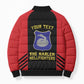 Personalized Harlem Hellfighters Bomber Puffer Jacket 369th Infantry Regiment Legacy