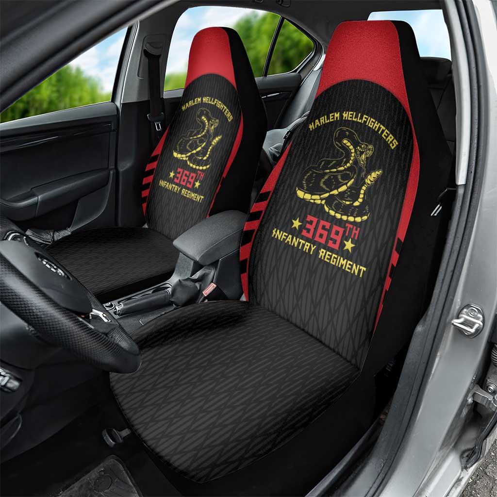 Harlem Hellfighters Car Seat Cover 369th Infantry Regiment Legacy