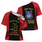 Personalized Harlem Hellfighters Cross Shoulder Shirt 369th Infantry Regiment Legacy