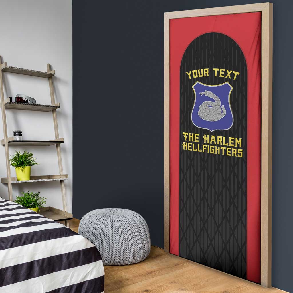 Personalized Harlem Hellfighters Door Cover 369th Infantry Regiment Legacy