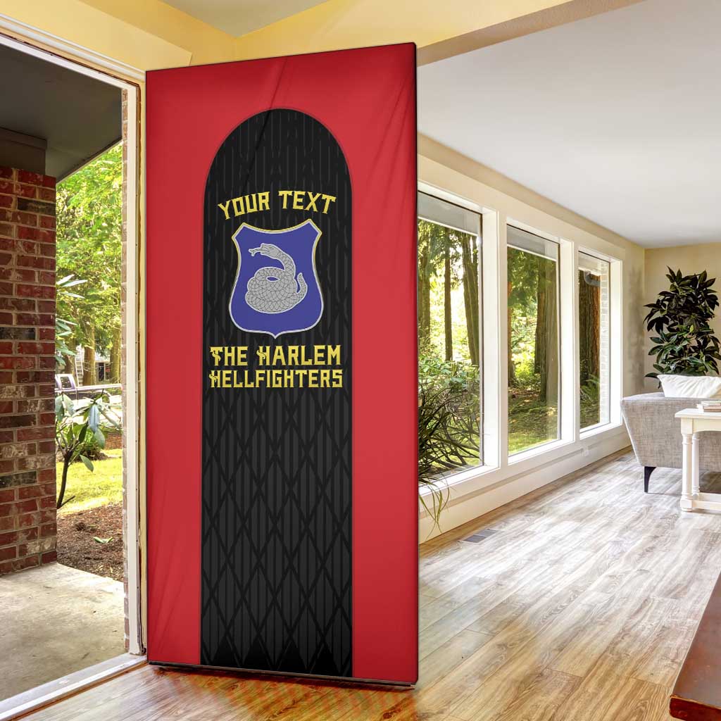 Personalized Harlem Hellfighters Door Cover 369th Infantry Regiment Legacy
