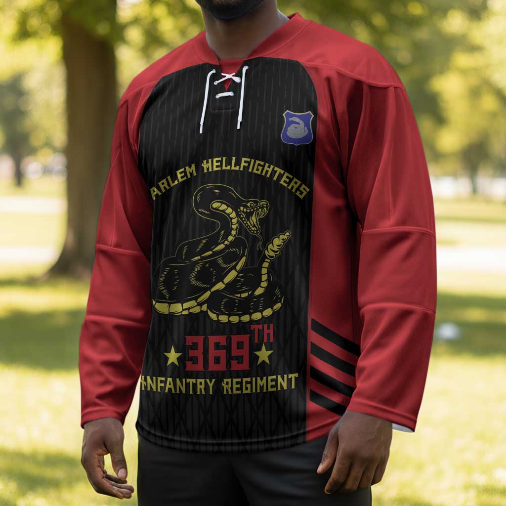 Personalized Harlem Hellfighters Hockey Jersey 369th Infantry Regiment Legacy