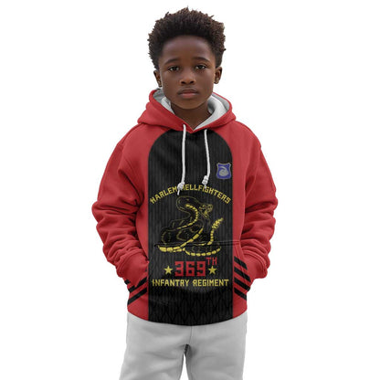 Personalized Harlem Hellfighters Kid Hoodie 369th Infantry Regiment Legacy