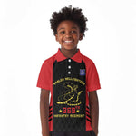 Personalized Harlem Hellfighters Kid Polo Shirt 369th Infantry Regiment Legacy