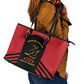Harlem Hellfighters Leather Tote Bag 369th Infantry Regiment Legacy