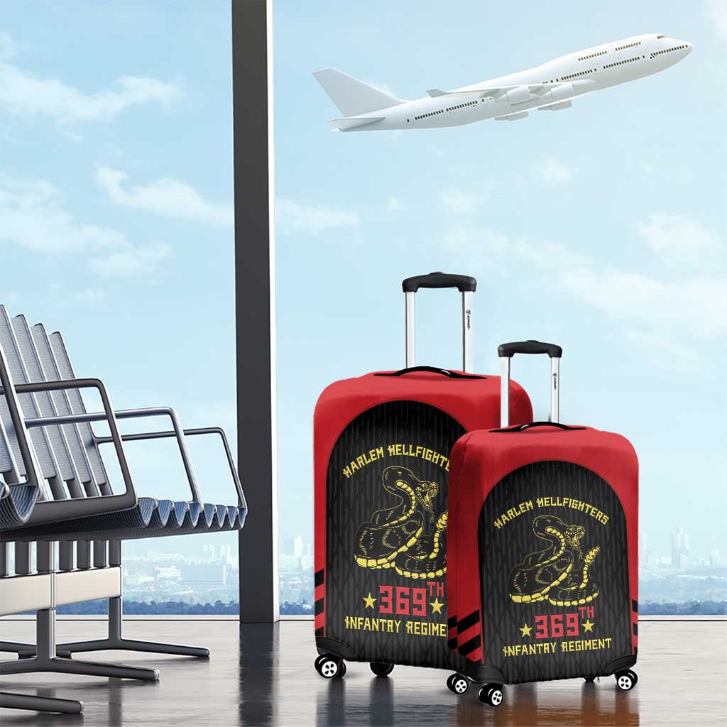 Harlem Hellfighters Luggage Cover 369th Infantry Regiment Legacy