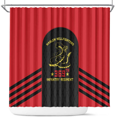 Harlem Hellfighters Shower Curtain 369th Infantry Regiment Legacy