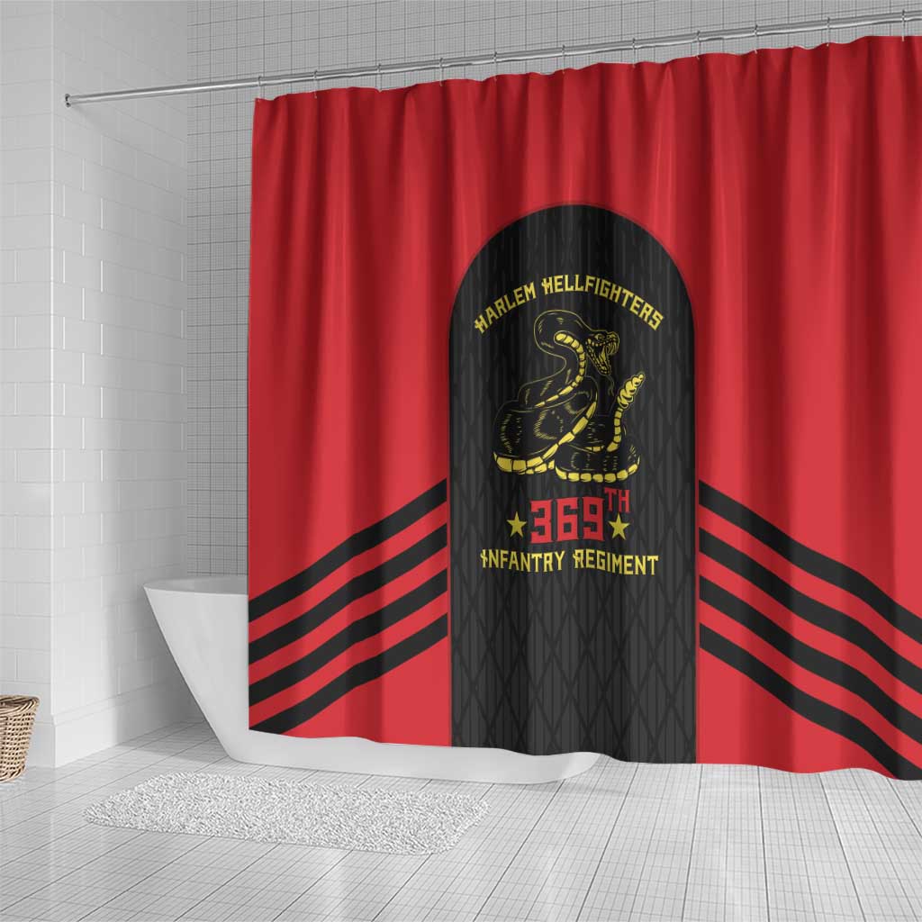 Harlem Hellfighters Shower Curtain 369th Infantry Regiment Legacy