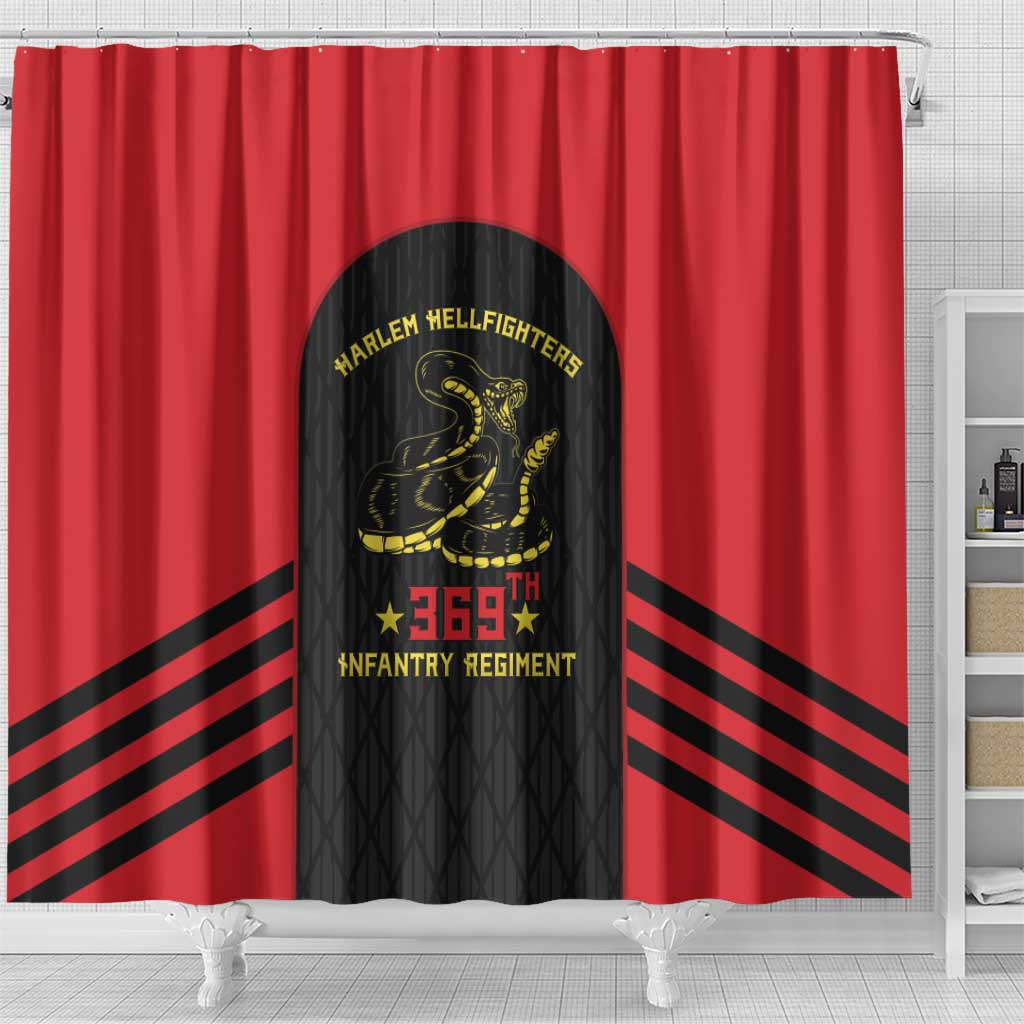 Harlem Hellfighters Shower Curtain 369th Infantry Regiment Legacy