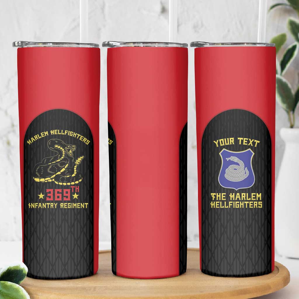 Personalized Harlem Hellfighters Skinny Tumbler 369th Infantry Regiment Legacy
