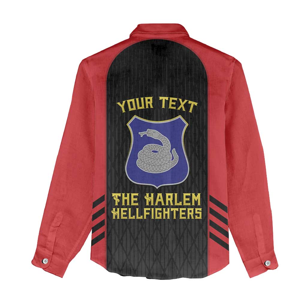 Personalized Harlem Hellfighters Women Casual Shirt 369th Infantry Regiment Legacy