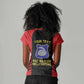 Personalized Harlem Hellfighters Women V-Neck T-Shirt 369th Infantry Regiment Legacy