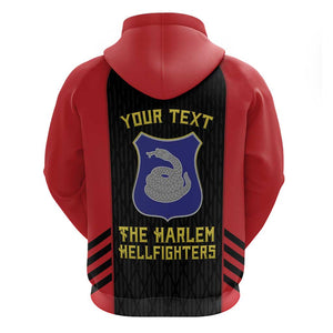 Personalized Harlem Hellfighters Zip Hoodie 369th Infantry Regiment Legacy