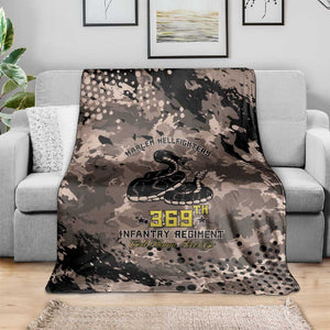 Harlem Hellfighters 369th Infantry Regiment Legacy Blanket God Damn Lets Go