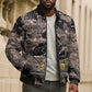 Harlem Hellfighters 369th Infantry Regiment Legacy Bomber Puffer Jacket God Damn Lets Go