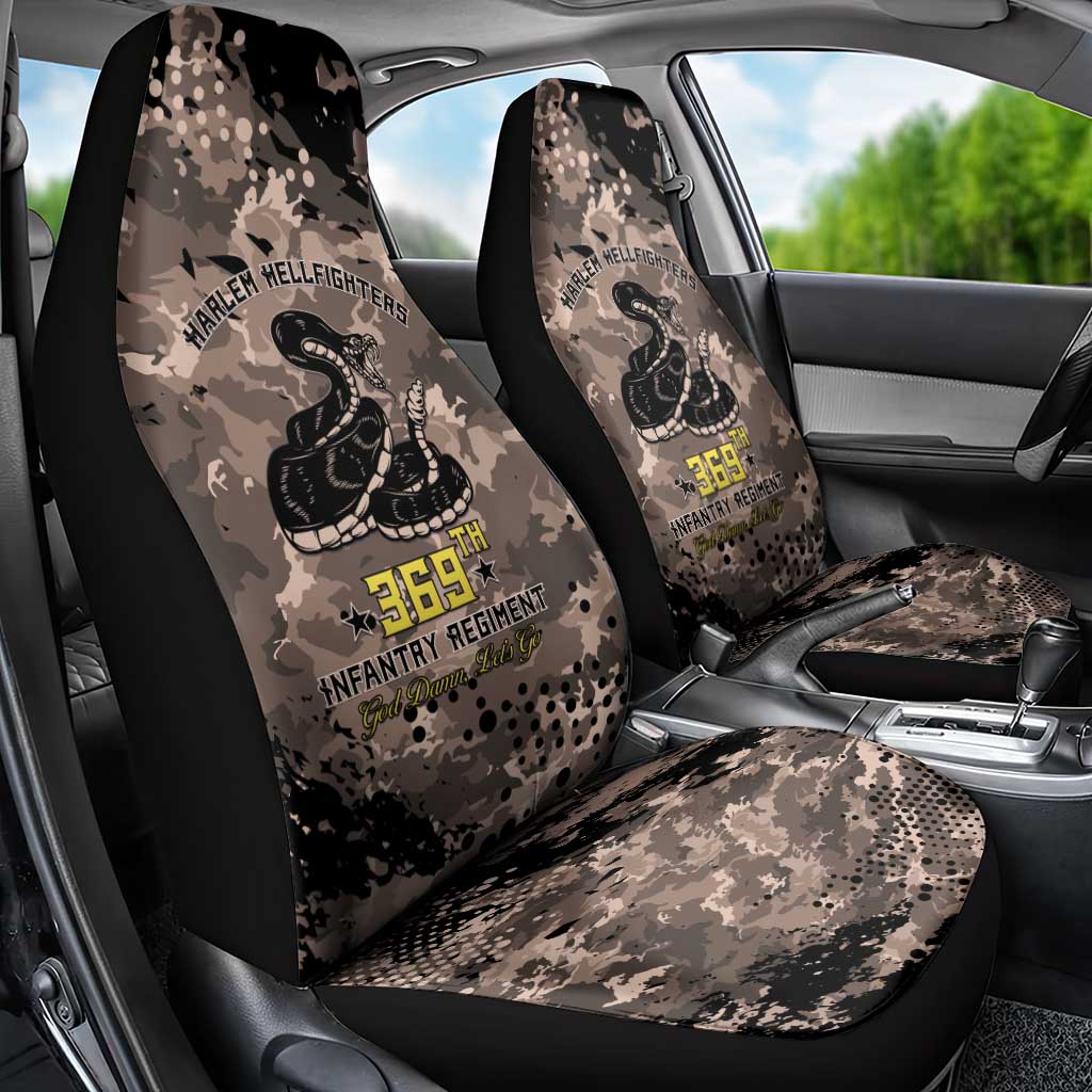 Harlem Hellfighters 369th Infantry Regiment Legacy Car Seat Cover God Damn Lets Go