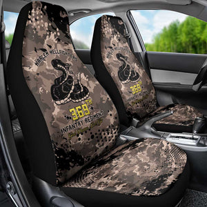 Harlem Hellfighters 369th Infantry Regiment Legacy Car Seat Cover God Damn Lets Go