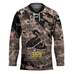 Harlem Hellfighters 369th Infantry Regiment Legacy Hockey Jersey God Damn Lets Go