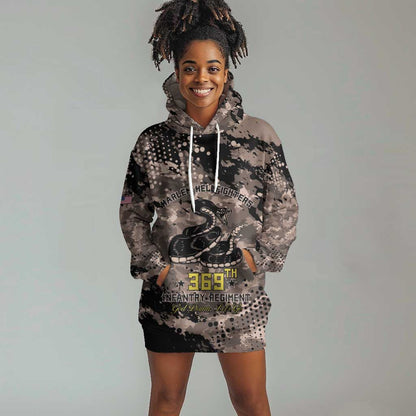 Harlem Hellfighters 369th Infantry Regiment Legacy Hoodie Dress God Damn Lets Go