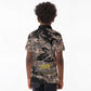 Harlem Hellfighters 369th Infantry Regiment Legacy Kid Polo Shirt God Damn Lets Go