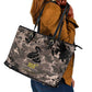 Harlem Hellfighters 369th Infantry Regiment Legacy Leather Tote Bag God Damn Lets Go