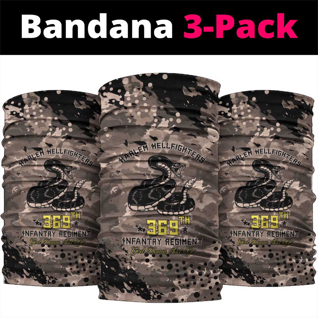 Harlem Hellfighters 369th Infantry Regiment Legacy Neck Gaiter God Damn Lets Go