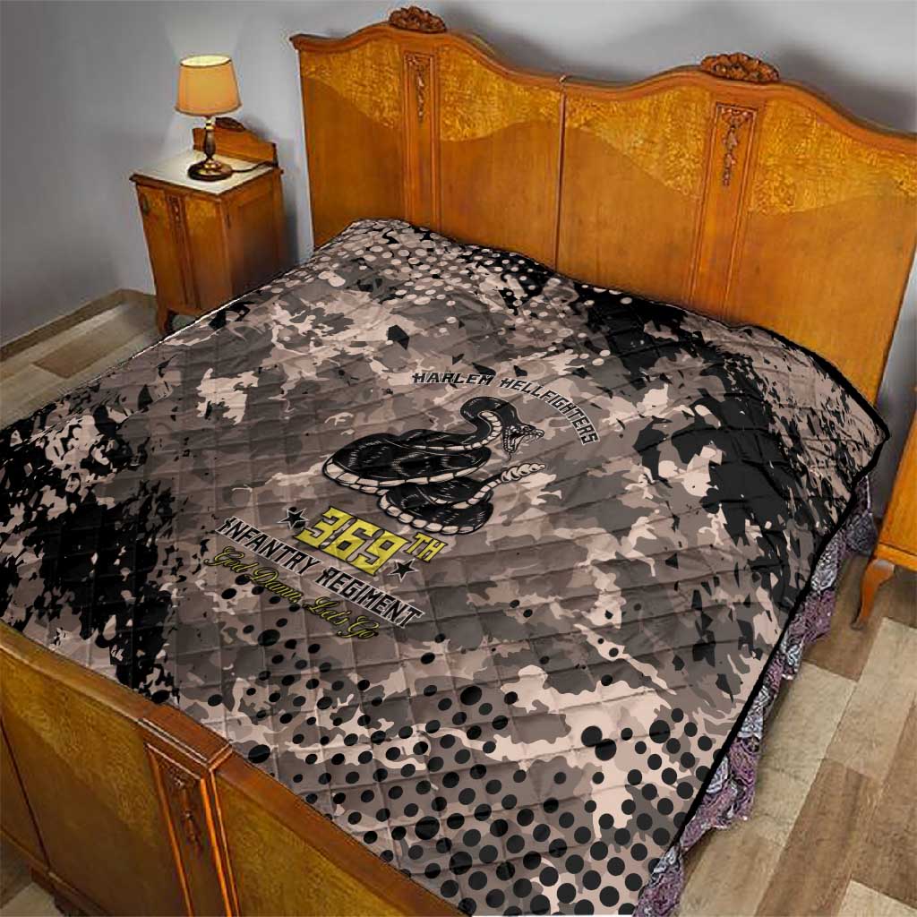 Harlem Hellfighters 369th Infantry Regiment Legacy Quilt God Damn Lets Go