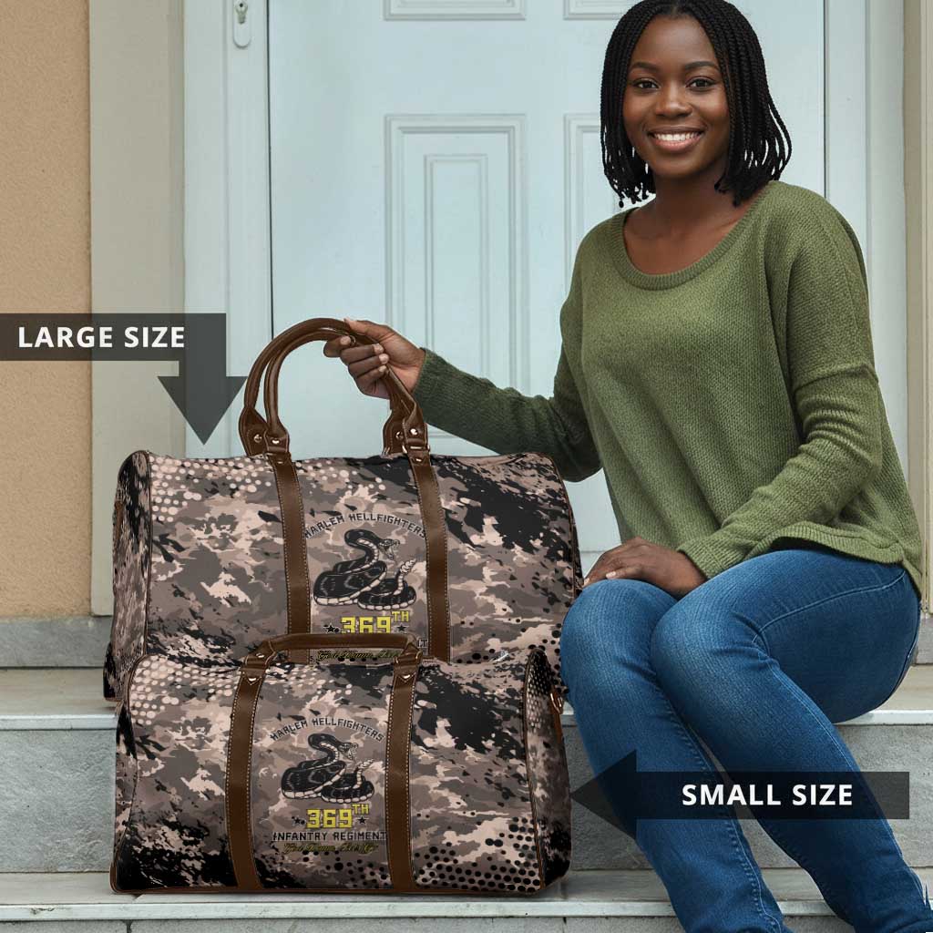 Harlem Hellfighters 369th Infantry Regiment Legacy Travel Bag God Damn Lets Go