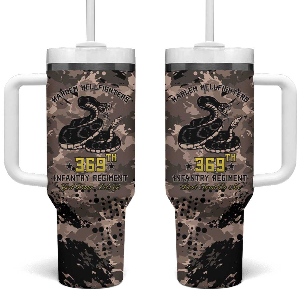 Harlem Hellfighters 369th Infantry Regiment Legacy Tumbler With Handle God Damn Lets Go