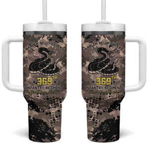 Harlem Hellfighters 369th Infantry Regiment Legacy Tumbler With Handle God Damn Lets Go