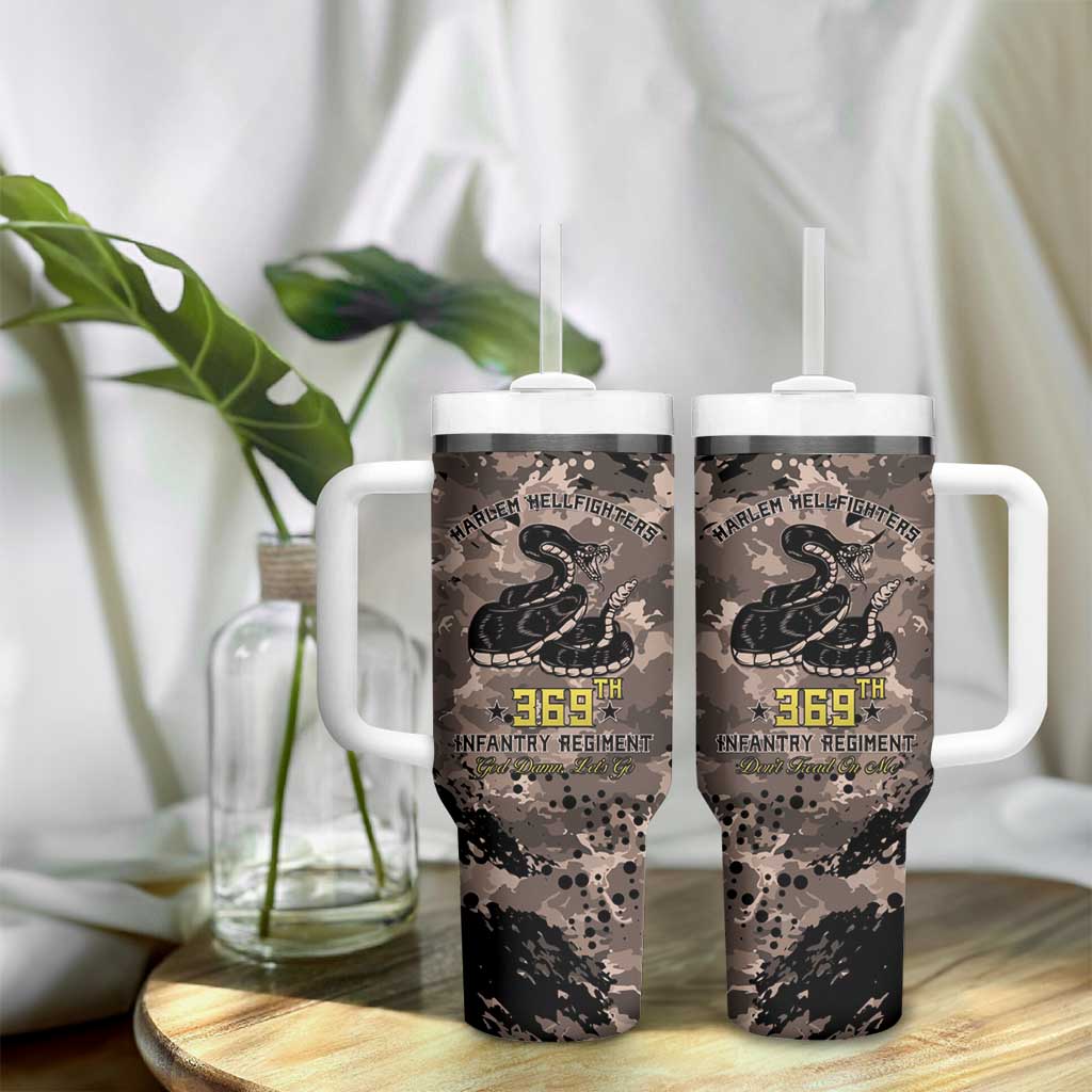 Harlem Hellfighters 369th Infantry Regiment Legacy Tumbler With Handle God Damn Lets Go