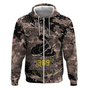 Harlem Hellfighters 369th Infantry Regiment Legacy Zip Hoodie God Damn Lets Go