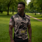 Harlem Hellfighters 369th Infantry Regiment Legacy Zipper Polo Shirt God Damn Lets Go