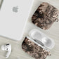 African Safari Zebra Leopard Swirl Pattern AirPods Case