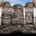 African Safari Zebra Leopard Swirl Pattern Back Car Seat Cover