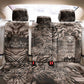African Safari Zebra Leopard Swirl Pattern Back Car Seat Cover