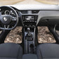 African Safari Zebra Leopard Swirl Pattern Car Mats