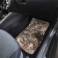 African Safari Zebra Leopard Swirl Pattern Car Mats