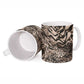 African Safari Zebra Leopard Swirl Pattern Ceramic Mug