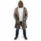 African Safari Zebra Leopard Swirl Pattern Cloak